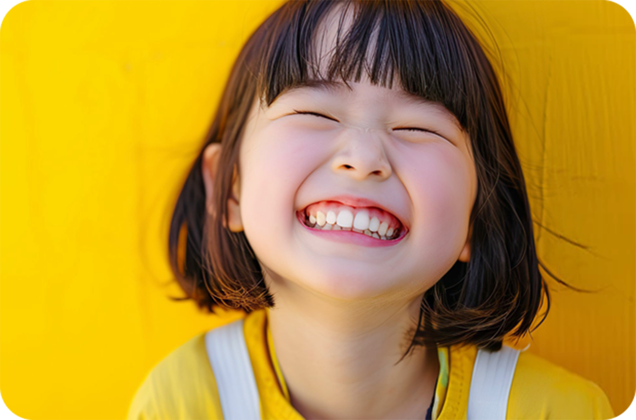 笑顔の少女